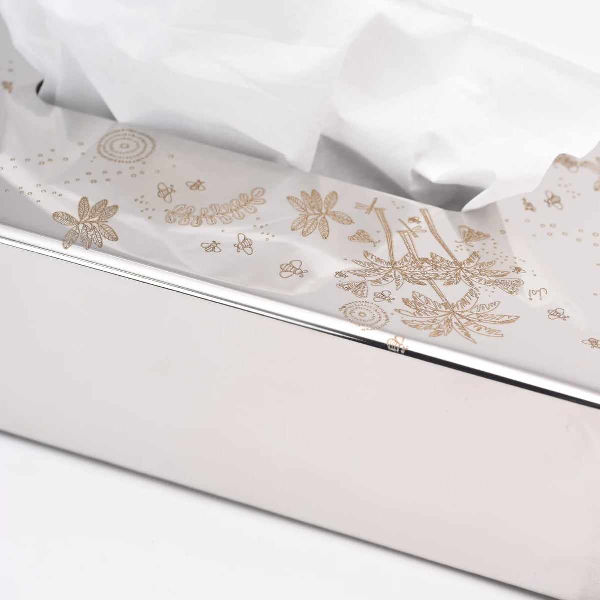 Rectangular Tissue Box- Tropical Print