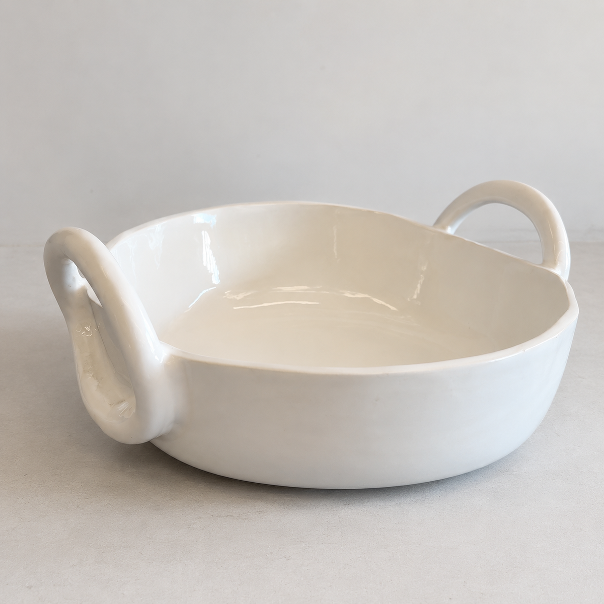 Ceramic Bowl with Two hands
