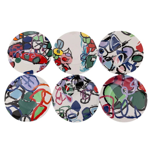 Taher Jaoui Dessert Plates (set of 6)