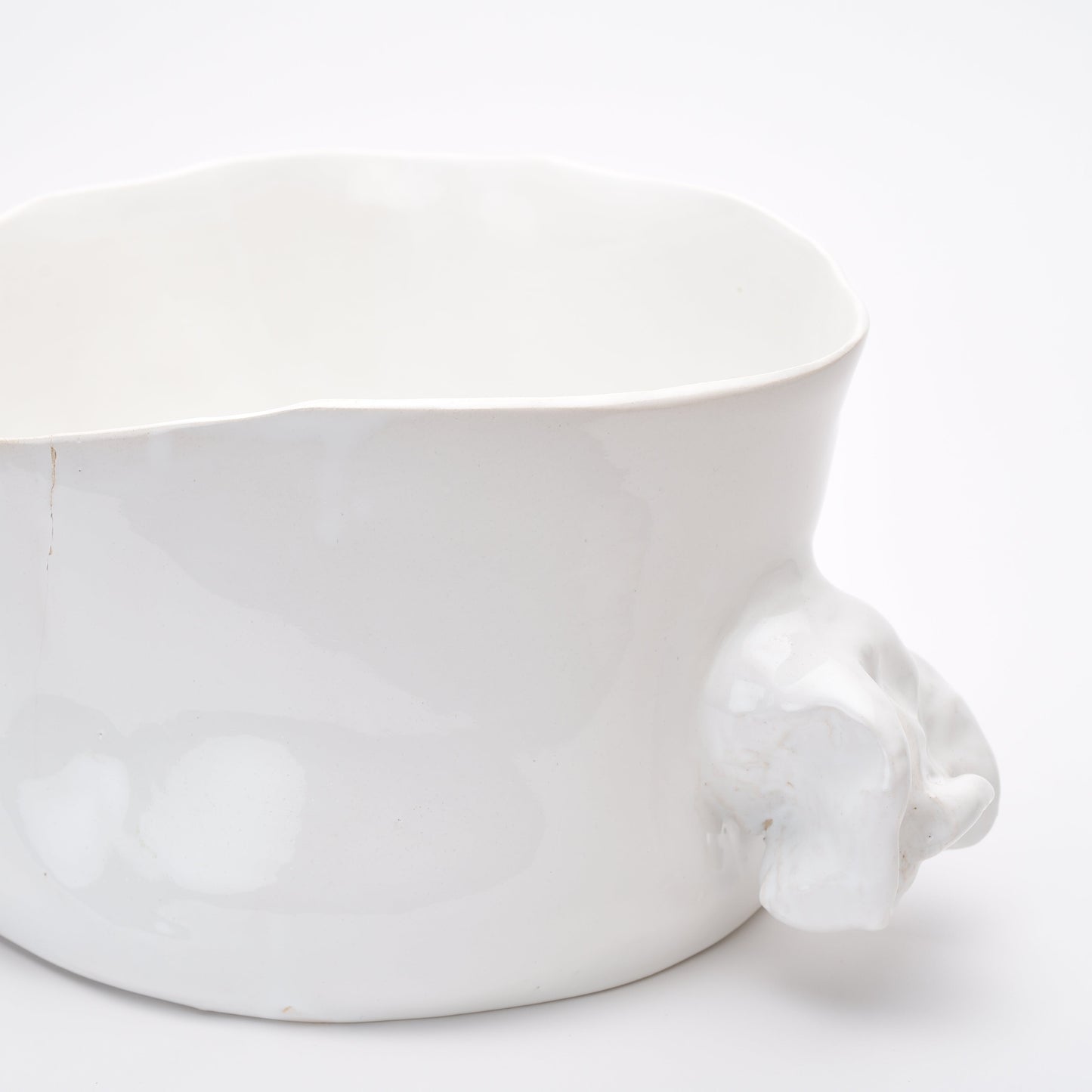 Ceramic Organic Bowl with two hands