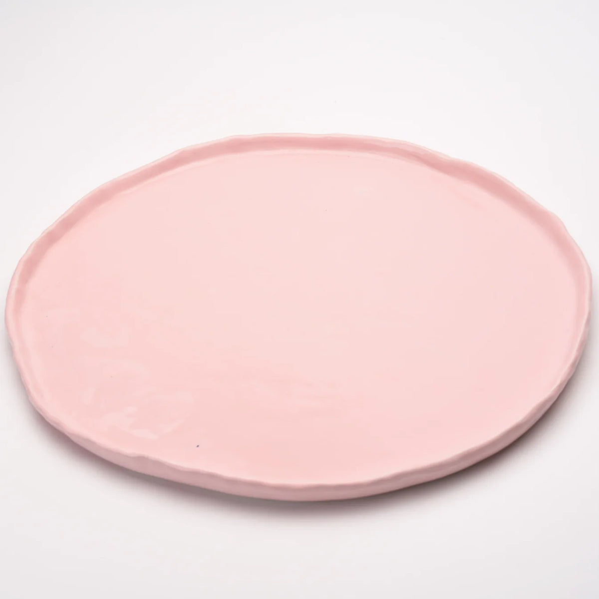 Ceramic Large Flat Round Platter